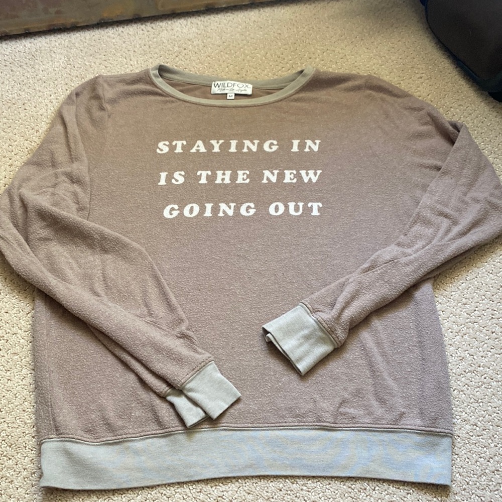 Wildfox Graphic Jumper Sweatshirt M